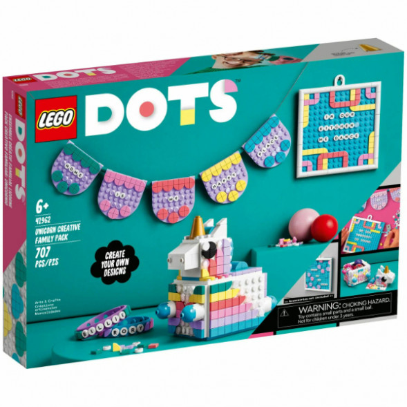 Конструктор LEGO DOTS 41962 Творческий семейный набор «Единорог» в Севастополе