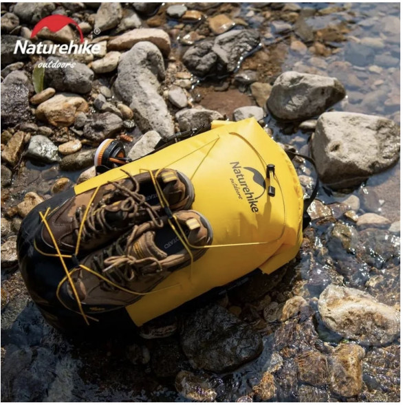 Герморюкзак Naturehike NH21FSB04 30 л, желтый в Севастополе