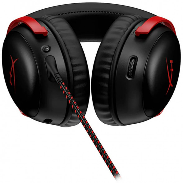 Компьютерная гарнитура HyperX Cloud III проводная, чёрный/красный в Севастополе