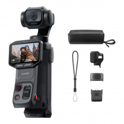 Экшн-камера Insta360 Luna Pro Standart Black 8K Gimbal Camera with 1 Sensor, черный