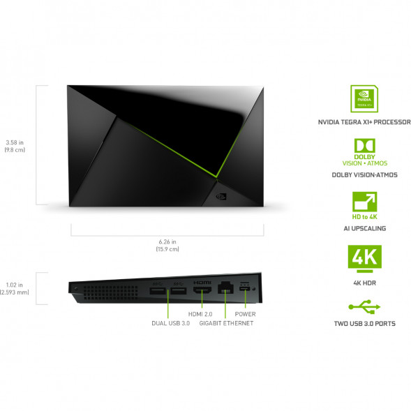 ТВ-приставка NVIDIA SHIELD TV PRO, черный в Севастополе