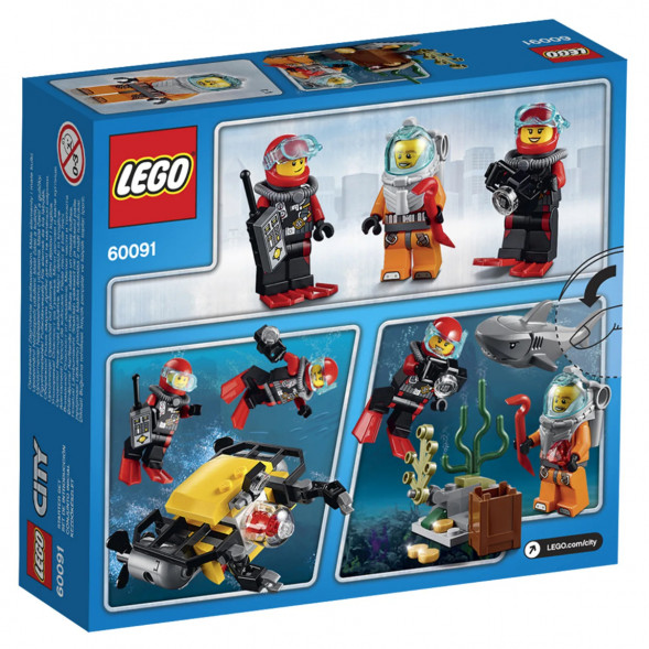 Конструктор LEGO City Deep Sea Explorers 60091 Исследование морских глубин в Севастополе