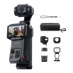 Экшн-камера Insta360 Luna Pro Fill Light Bundle, Cosmic Black
