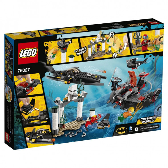 Конструктор LEGO Super Heroes 76027 Глубоководная атака Черного Манта в Севастополе