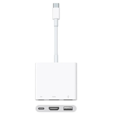Адаптер Apple USB-C Digital AV Multiport Adapter, бел, MUF82ZM/A в Севастополе