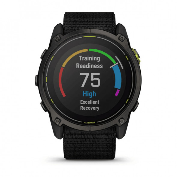 Умные часы Garmin Enduro 3 51mm Black с нейлоновым ремешком UltraFit 010-02751-01 в Севастополе