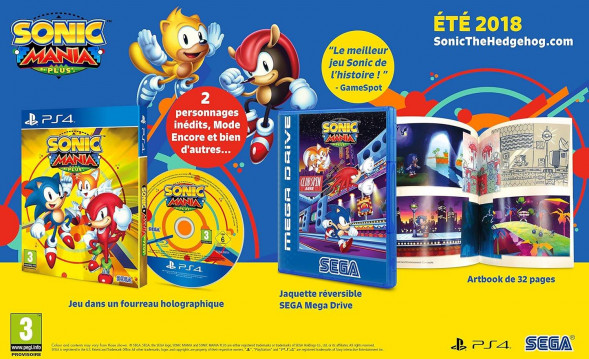 Игра Sonic Mania Plus (+ Артбук) [PS4, русские субтитры] в Севастополе