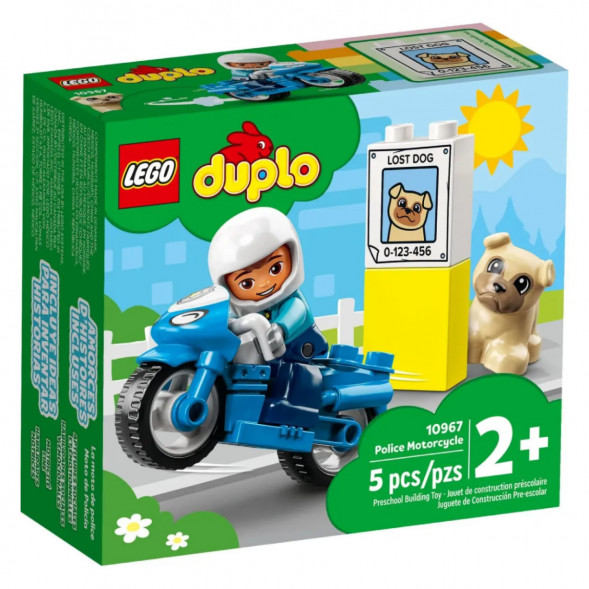 Конструктор LEGO DUPLO 10967 Полицейский мотоцикл в Севастополе
