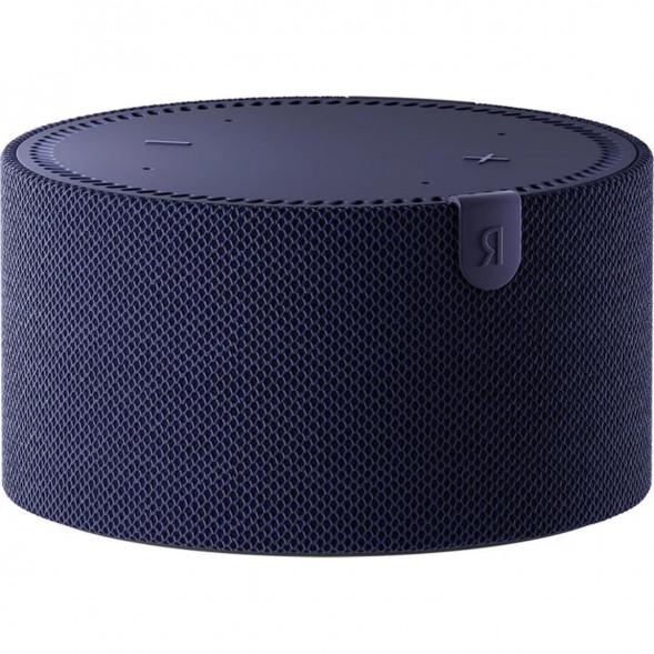 Умная колонка Яндекс Новая Станция Мини (с часами) - умная колонка с Алисой, синий сапфир в Севастополе