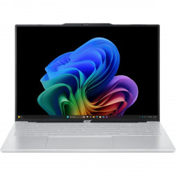 Ноутбук Acer Swift Air 16 SFA16-61M-R721 (16&amp;quot;, OLED, AMD Ryzen AI 7 350 2ГГц, 8 ядер, 16ГБ LPDDR5, 1ТБ SSD, AMD Radeon 860M, без ОС), серебристый