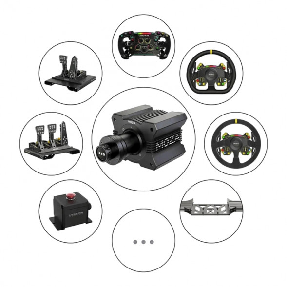 Рулевая база MOZA Racing R9 V2, черный в Севастополе