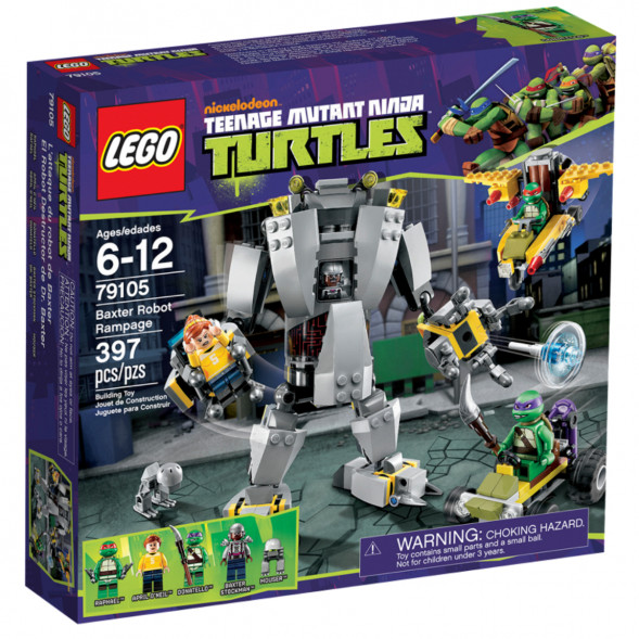 Конструктор LEGO Teenage Mutant Ninja Turtle 79105 Нападение робота Бакстера в Севастополе