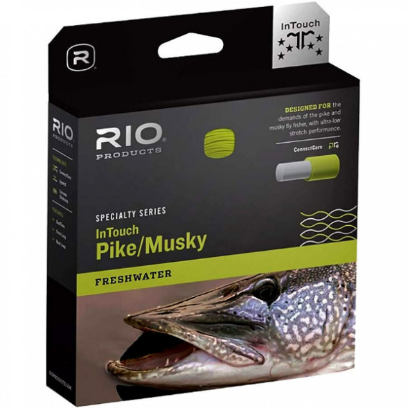 Леска RIO InTouch Pike/Musky WF8F/I, Gray/Yellow в Севастополе