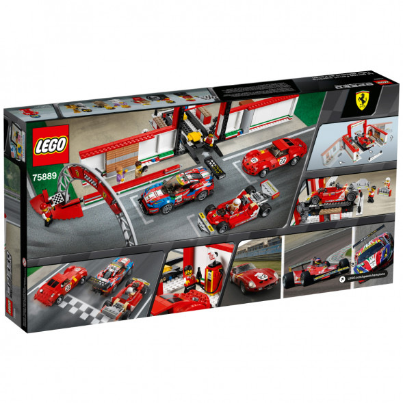Конструктор LEGO Speed Champions 75889 Гараж Ferrari в Севастополе