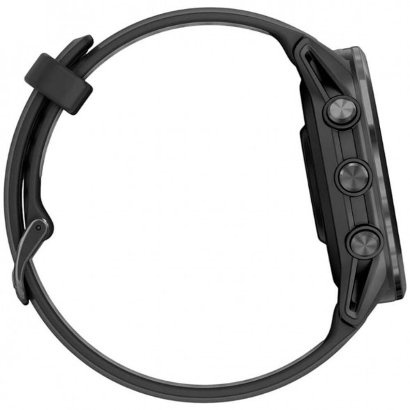 Умные часы Garmin Forerunner 970 Carbon Gray DLC Titanium ремешок Black/Translucent Whitestone 010-02969-10 в Севастополе