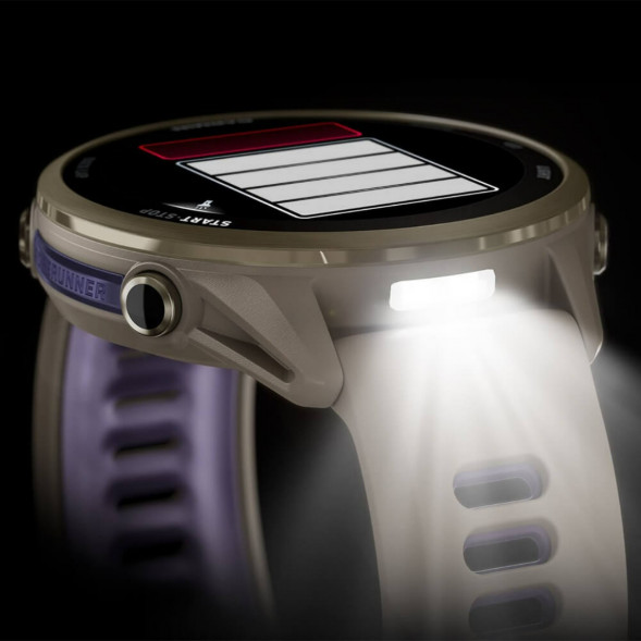 Умные часы Garmin Forerunner 970 Soft Gold Titanium/French Gray Translucent Indigo Band 010-02969-12 в Севастополе