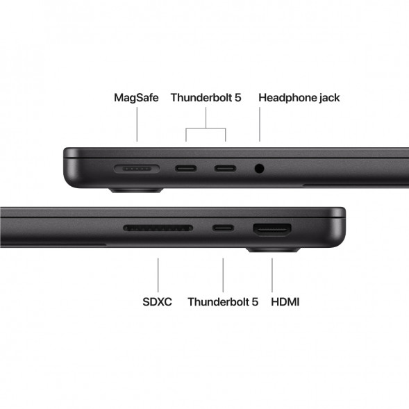 Ноутбук Apple MacBook Pro 14 2026 MGDR4 (M5 Pro 16-Core GPU, 24GB/1TB), Черный космос/Space Black в Севастополе