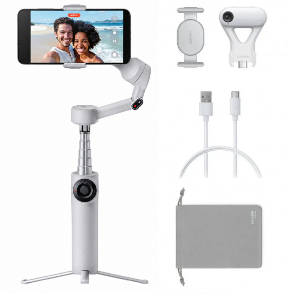 Стабилизатор Insta360 Flow 2 AI Tracker Bundle, Stone Gray в Севастополе