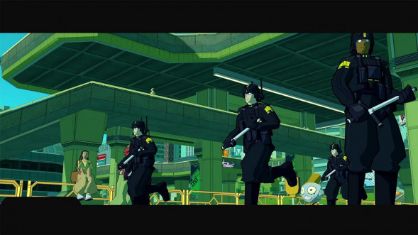 Игра Bomb Rush Cyberfunk [Nintendo Switch, русские субтитры] в Севастополе