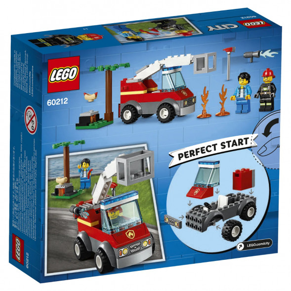Конструктор LEGO City Fire 60212 Пожар на пикнике в Севастополе