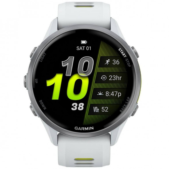 Умные часы Garmin Forerunner 970 Titanium Whitestone/Translucent Amp Yellow Band 010-02969-11 в Севастополе