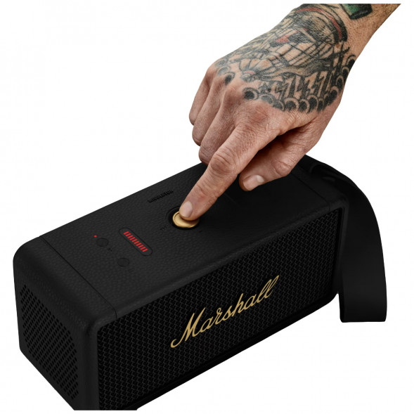 Портативная акустика Marshall Middleton, 60 Вт, черный и латунный в Севастополе