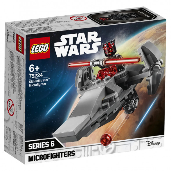 Конструктор LEGO Star Wars 75224 Микрофайтеры Корабль-лазутчик ситхов в Севастополе