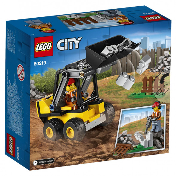 Конструктор LEGO City Great Vehicles 60219 Строительный погрузчик в Севастополе