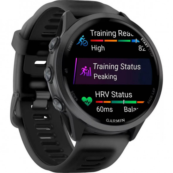 Умные часы Garmin Forerunner 570 47 мм Slate Grey Aluminium/Translucent Black 010-02971-00 в Севастополе