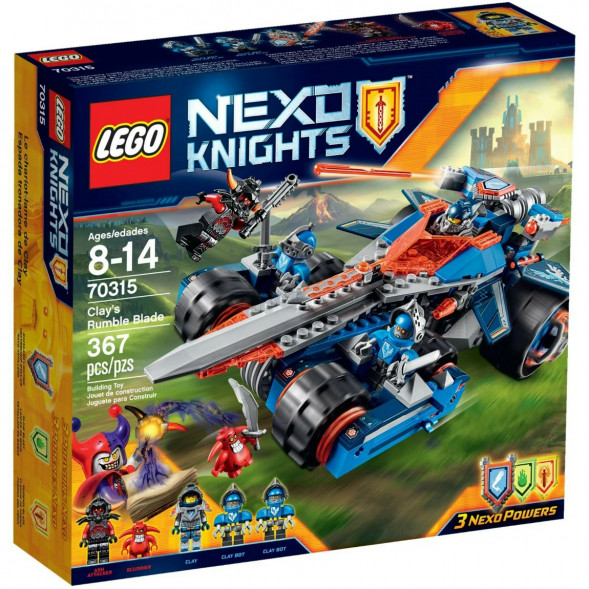 Конструктор LEGO Nexo Knights 70315 Устрашающий разрушитель Клэя в Севастополе