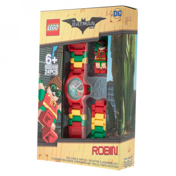 Часы LEGO Super Heroes 8020868 Batman Movie Робин с минифигуркой в Севастополе