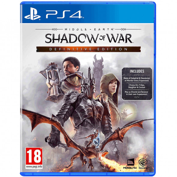 Игра Middle Earth: Shadow of War Definitive Edition [PS4, английская версия] в Севастополе