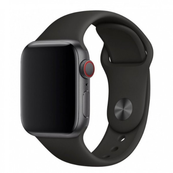 Ремешок для Apple Watch 44mm Black Sport Band (MTPL2ZM/A), черный в Севастополе