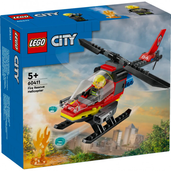 Конструктор LEGO City 60411 Пожарно-спасательный вертолет в Севастополе