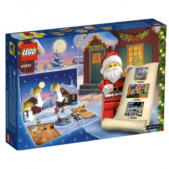 Конструктор LEGO City 60352 Рождественский новогодний календарь 2022 в Севастополе