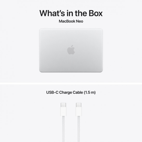 Ноутбук Apple MacBook Neo MHFA4 (A18 Pro 5-Core GPU, 8/256GB), Серебристый/Silver в Севастополе