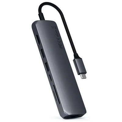 USB-концентратор Satechi SLIM MULTI-PORT (ST-UCSMA3), разъемов: 3, серый космос в Севастополе