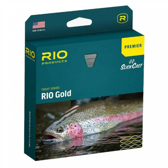 Леска RIO Premier Gold Floating Fly Line WF6F, мох/золото в Севастополе