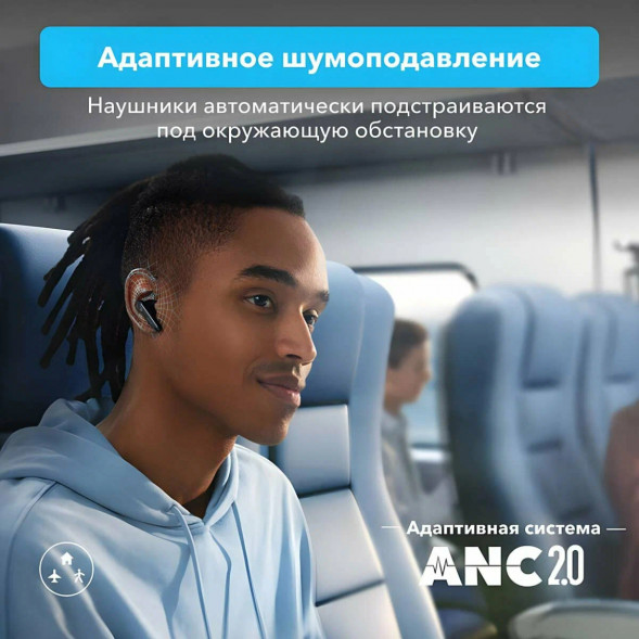 Беспроводные наушники Anker Soundcore Liberty 4 NC, White в Севастополе