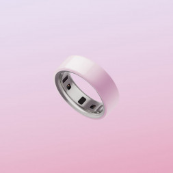 Умное кольцо Oura Ring 4 Ceramic (размер 12), Розовый/Petal