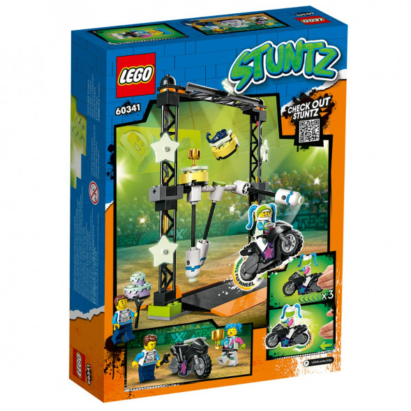 Конструктор LEGO City 60341 Трюковое испытание «Нокдаун» в Севастополе