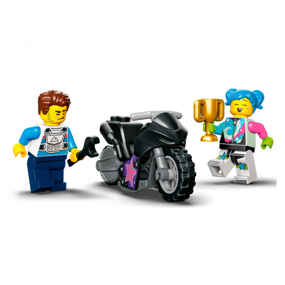 Конструктор LEGO City 60341 Трюковое испытание «Нокдаун» в Севастополе