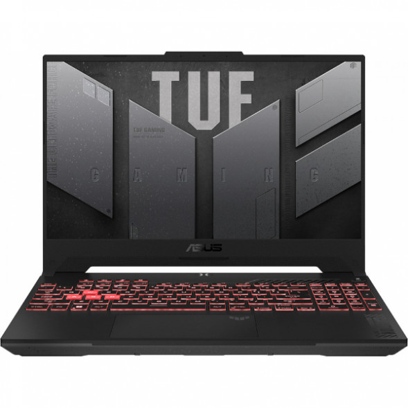 Ноутбук ASUS TUF Gaming 15 FA507NV-LP160 AMD Ryzen 5 7535HS, RAM 16 ГБ, SSD 512 ГБ, NVIDIA GeForce RTX 4060 для ноутбуков (8 Гб), Без системы, (90NR0E85-M00DT0), серый в Севастополе