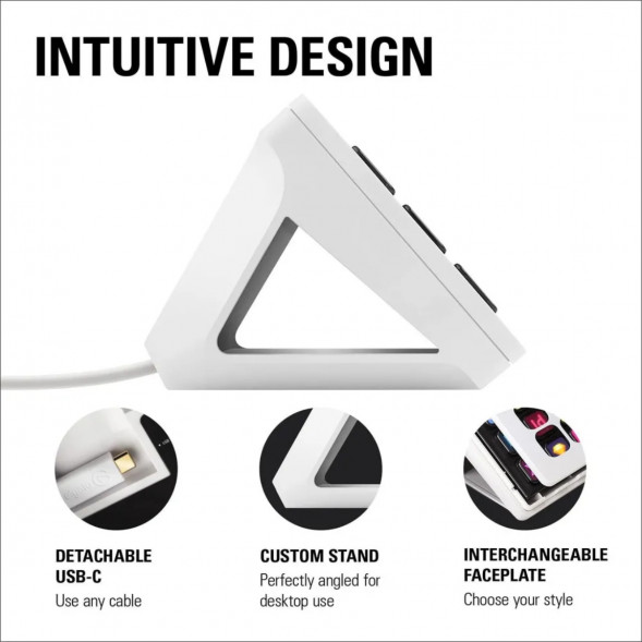 Контроллер Elgato Stream Deck MK.2, белый в Севастополе