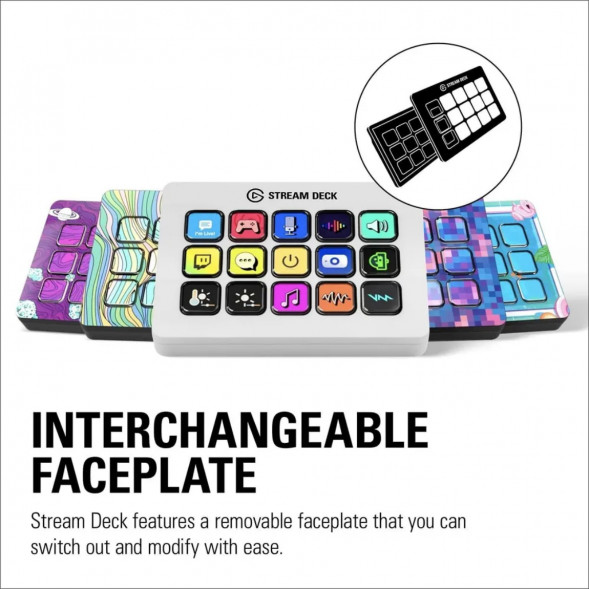 Контроллер Elgato Stream Deck MK.2, белый в Севастополе