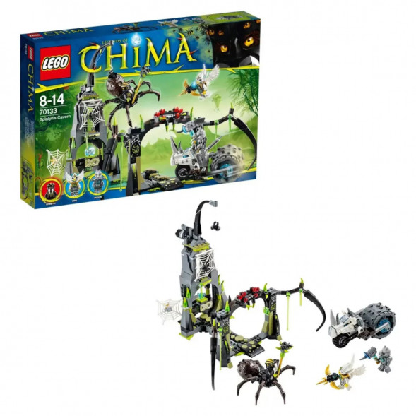 Конструктор LEGO Legends Of Chima 70133 Пещера Спинлина в Севастополе