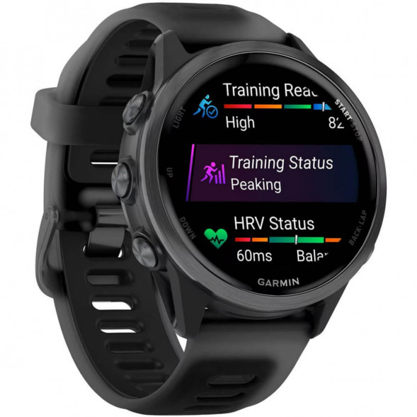 Умные часы Garmin Forerunner 570 42 мм Slate Grey Aluminium/Translucent Black 010-02970-00 в Севастополе