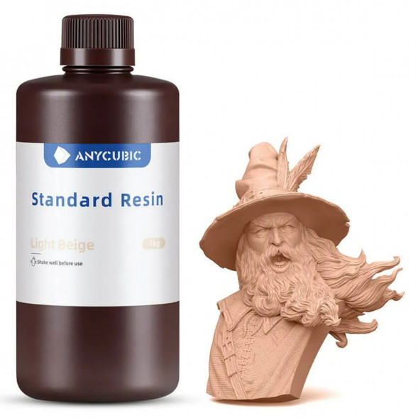 Смола для фотополимерного  принтера Anycubic Standard Resin Light Beige (Бежевый) в Севастополе