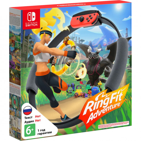 Ring Fit Adventure (Игра + контроллер Ring-Con + ремень на ногу Belt) [Nintendo Switch, английская версия] в Севастополе