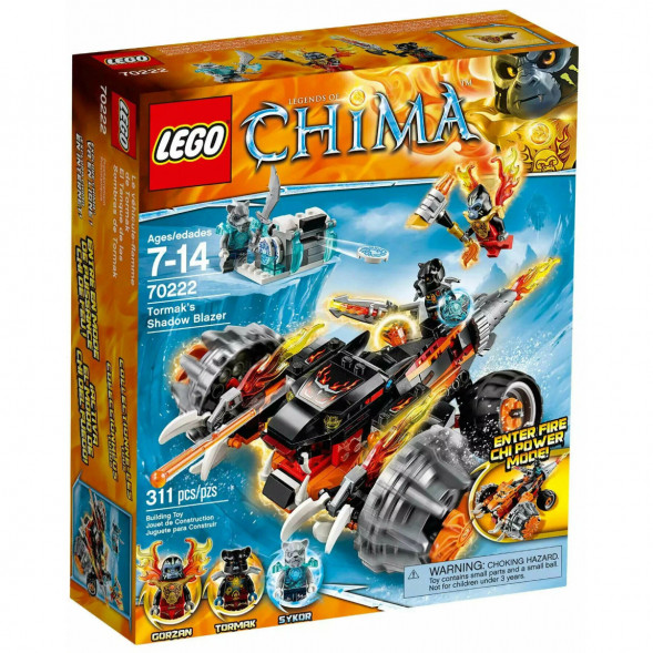 Конструктор LEGO Legends of Chima 70222 Огненный Вездеход Тормака в Севастополе